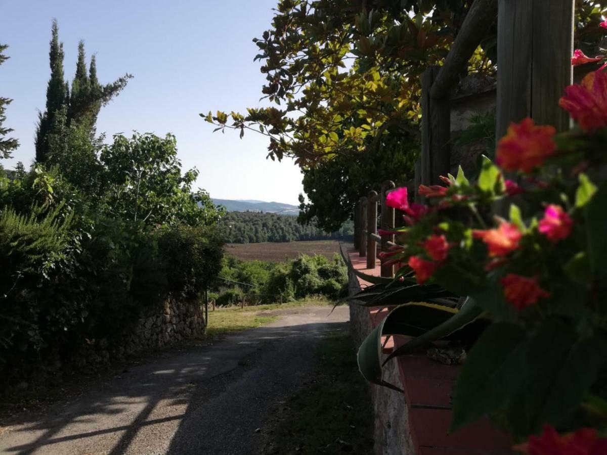 Il Fienile Nella Roccia Pensionat Casole dʼElsa Exteriör bild